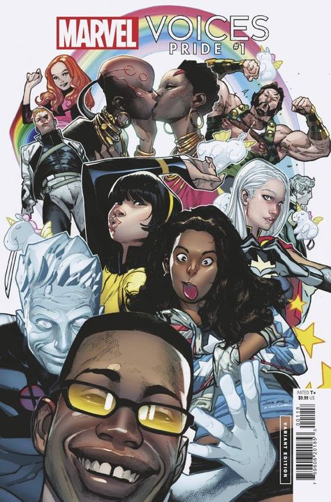 Marvel's Voices: Pride Vol 1 1 | Marvel Database | Fandom Marvel Pride, America Chavez, Character Creator, Variant Covers, Ms Marvel, Horror Comics, Marvel Dc Comics, Comic Covers, New Chapter