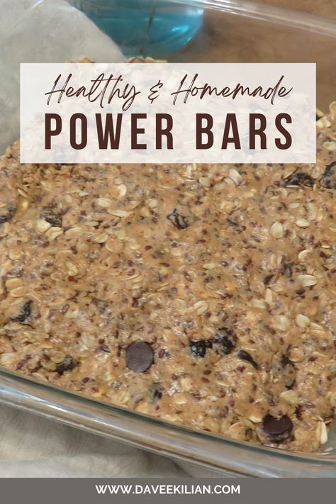 These chewy and naturally sweetened homemade protein bars are delicious and filling for any snack or quick pick me up! Granola Bars With Protein Powder, Chewy Protein Bars, Low Sugar Protein Bars Homemade, Homemade Protein Bars Low Calorie, Diy Protein Bars Healthy, Homemade Energy Bars Healthy, High Protein Bars Homemade, Homemade Protein Granola Bars, Protein Bars Homemade Healthy