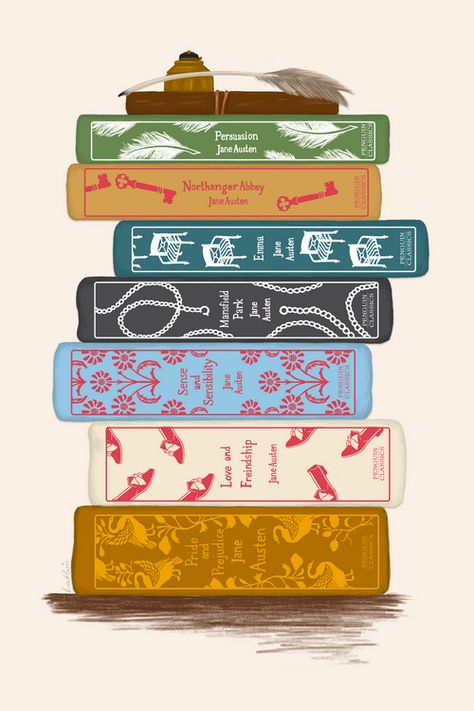 Classic Book Illustrations, Jane Austin Wallpaper, Jane Austen Phone Wallpaper, Jane Austen Background, Illustration Of Books, Jane Austen Books Aesthetic, Jane Austen Drawing, Jane Austen Wallpaper, Jane Austen Illustration