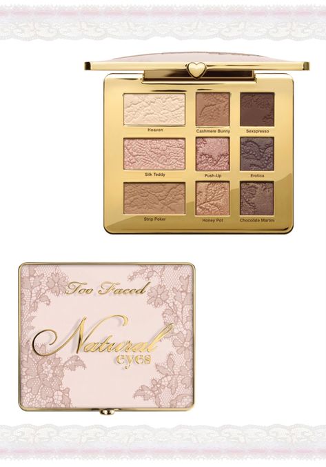 Too Faced Coquette, Jill Stuart Makeup, Too Faced Eyeshadow Palette, Two Faced Makeup, Too Faced Eyeshadow, Makeup Pallets, Ethereal Makeup, Fancy Makeup, Brown Eyeshadow