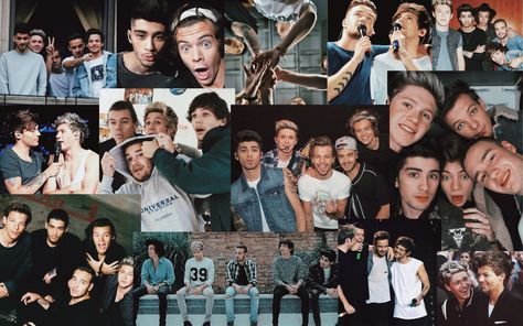 One Direction Aesthetic Wallpaper, One Direction Aesthetic, Wallpaper One Direction, Desktop Wallpapers Tumblr, One Direction Collage, One Direction Background, One Direction Lockscreen, Gambar One Direction, One Direction Wallpaper