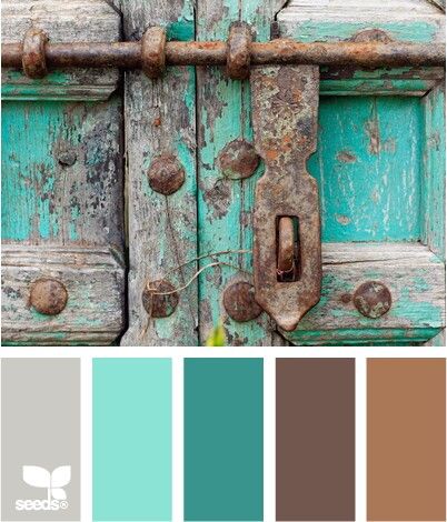 Color locked palette teal Paint Combinations, Design Seeds, Turtle Art, Color My World, Colour Board, Western Decor, Colour Palettes, Color Swatches, Color Pallets