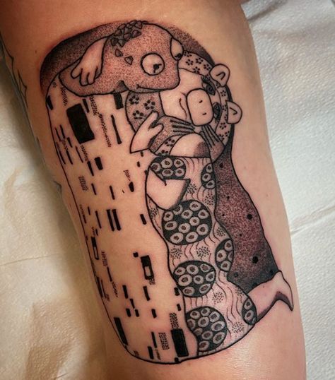 Muppet Tattoo, 84th Birthday, Tv Tattoo, Kermit And Miss Piggy, Australian Tattoo, Statler And Waldorf, Klimt Inspired, Shin Tattoo, Couples Tattoo Designs