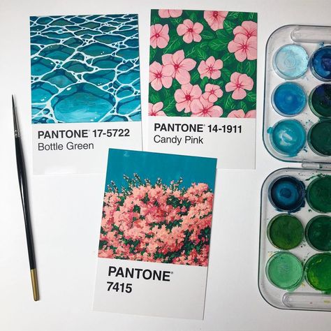 Hannah Shilliday on Instagram: “Giveaway winner announcement! Congratulations to @ifwenevergoinside @laura_mcguglio and @meowvey These are each of their favourite cards…” Pantone Postcard Art, Giveaway Winner Announcement, Postcard Painting, Winner Announcement, Pink Bottle, Postcard Art, Instagram Giveaway, Giveaway Winner, Gouache Painting