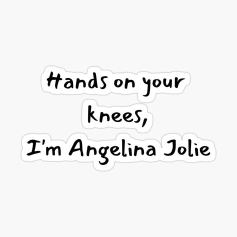 Get my art printed on awesome products. Support me at Redbubble #RBandME: https://www.redbubble.com/i/sticker/Hands-on-your-knees-I-m-Angelina-Jolie-Peppers-by-Lana-del-Rey-by-niiceshop/159828185.EJUG5?asc=u Lana Del Rey Stickers, Ocean Blvd, Angelina Jolie, Lana Del Rey, Girly Things, Peppers, Hands On, Awesome Products, Magnets