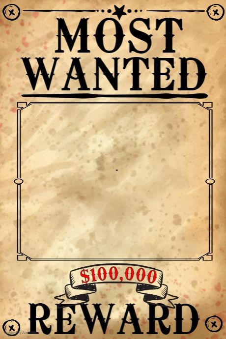 Most Wanted Poster, Wanted Poster Template, Wanted Template, Poster Template Free, Poster Template Design, Wanted Poster, Wilde Westen, Promotional Flyers, Gin Cocktails