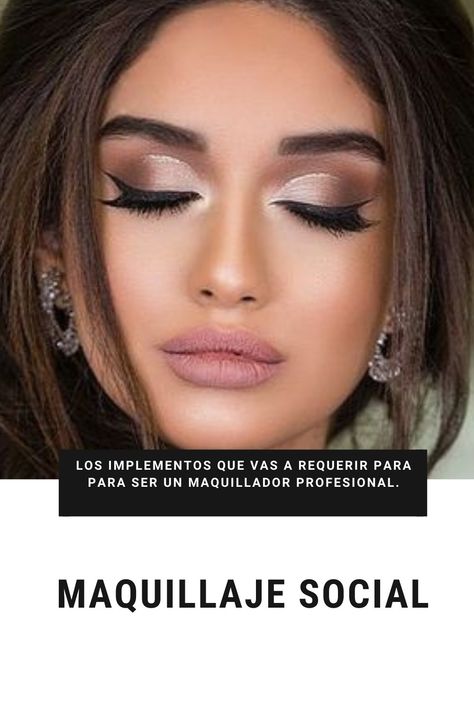 Estudiar maquillaje social podría darte la posibilidad de incrementar tus ganancias enormemente.  #maquillaje #maquillajesocil #cursodemaquillaje #maquillador Date Night Eyeshadow Looks, Night Eyeshadow Looks, Makeup Looks Brown Eyes, Eyeshadow Looks For Brown Eyes, Makeup Looks Brown, Shaved Side Hairstyles, All Natural Makeup, Makeup Looks For Brown Eyes, Nude Makeup