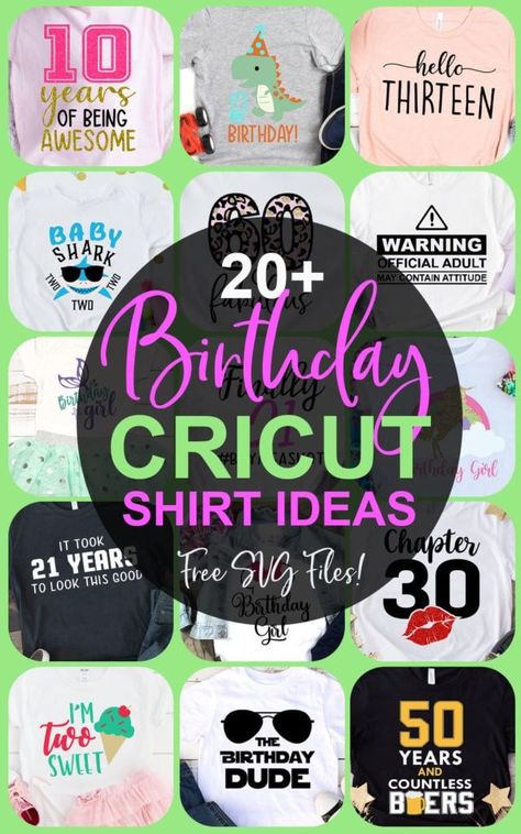 Cricut birthday shirt ideas, birthday SVG free Free Happy Birthday Day SVG files for Cricut & Silhouette. Personal use cut files best for apparel, decor, cards, cake topper & DIY projects. Download now Shirt Ideas Vinyl Women, Shirt Ideas Vinyl Women Funny, Mother Daughter Shirts Ideas, Shirt Ideas Women, Football Mom Shirts Ideas, Svg Shirt Ideas, Shirt Ideas For Women, Birthday Shirt Ideas, Shirt Ideas Vinyl