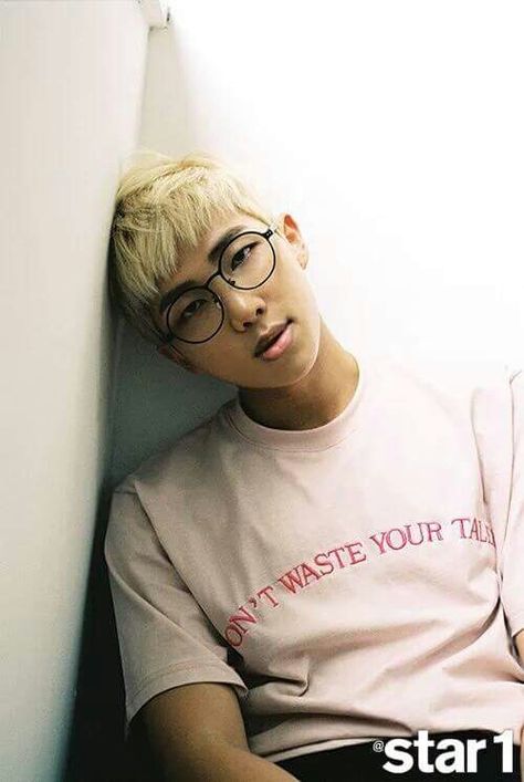 Namjoon  BTS @ Star 1' Magazine |  August 2016 Issue | Choi Siwon, Bts Rap Monster, Korean Boy, Wearing Glasses, The Perfect Guy, I Love Bts, Bts Members, Fan Fiction, Rap Monster