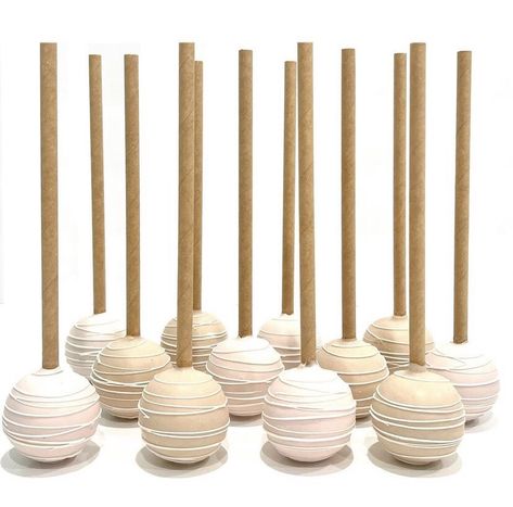 Boho Gender Reveal Dessert Table, Neutral Color Cake Pops, Terracotta Cake Pops, Cake Pops Baby Shower Neutral, Gender Neutral Cake Pops, Gender Reveal Decor Neutral, Mocha Cake Pops, Boho Cake Pops Ideas, Beige Cake Pops