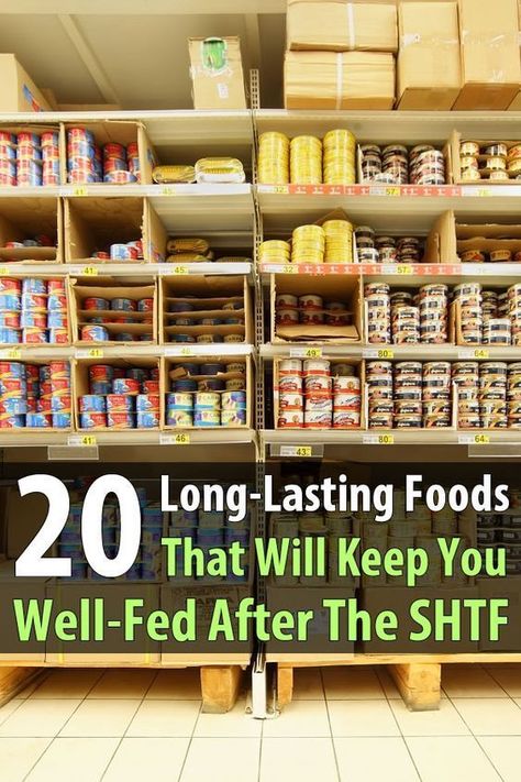 If you haven't already stocked up on survival food, you should get started. There are plenty of long-lasting foods that you can find in any grocery store. Survival Food Storage, Emergency Preparedness Food, Emergency Prepardness, Emergency Food Storage, Survival Supplies, Emergency Preparation, Emergency Plan, Urban Survival, Prepper Survival