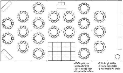 Sample layout for 200 guest reception Wedding Seating Layout, Backyard Wedding Seating, Wedding Tent Layout, Wedding Reception Tables Layout, Wedding Floor Plan, Seating Layout, Wedding Table Layouts, Wedding Reception Layout, Tent Wedding Reception