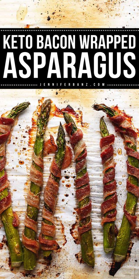 Step up your keto side dish recipes with the best bacon-wrapped asparagus! This easy asparagus recipe is so good. Just add a little sweetness with brown sugar and you're set! Plus, it's gluten-free! Air Fryer Low Carb, Recipes Using Bacon, Bacon Wrapped Asparagus Recipes, Bacon Wrapped Hotdogs, Asparagus Wraps, Asparagus Recipes Baked, Keto Bacon, Wrapped Asparagus, Keto Dishes