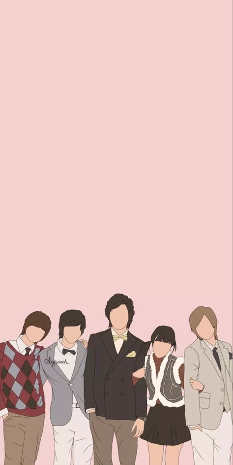 Kdrama Anime Wallpaper, Korean Art Wallpaper, Kdrama Cartoon Art, Kdrama Digital Art, Kdrama Line Art, Kdrama Wallpaper Cartoon, Kdrama Art Wallpaper, Kdrama Illustration Art, Boys Over Flowers Wallpaper