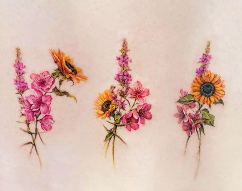 this artist creates delicate watercolour tattoos • art • frankie magazine • australian fashion magazine online Obsessed Tattoo, Flower And Butterfly Tattoos, Friend Tattoos For 3, Butterfly With Flowers Tattoo, Watercolour Tattoos, Learn To Tattoo, Think Tattoo, Tattoo World, Becoming A Tattoo Artist