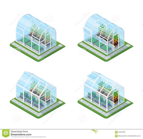 Glass Greenhouse Isometric Set Stock Vector - Illustration of fertilizer, isometric: 84621087 Diy Photo Holder, Map Elements, Glass Greenhouse, Smart Farm, Service Map, Isometric Art, Object Drawing, Isometric Design, Isometric Illustration