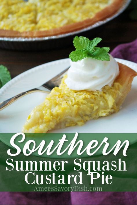 Squash Pie Recipes Desserts, Squash Dessert Recipes, Squash Dessert, Coconut Eggs, Squash Pie Recipes, Summer Pie Recipes, Almond Pie, Squash Pie, Summer Squash Recipes