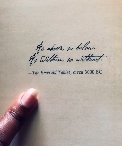 Life is a metaphysical journey, one’s life is a reflection of one’s conscious and subconscious thoughts. Your thoughts pull a universal attraction to your experience on Earth. Metaphysical Tattoos, As Above So Below Tattoo, Thoughts Tattoo, As Above So Below, Whimsical Garden, Beautiful Tattoos, Inspire Me, On Earth, Tattoo Quotes
