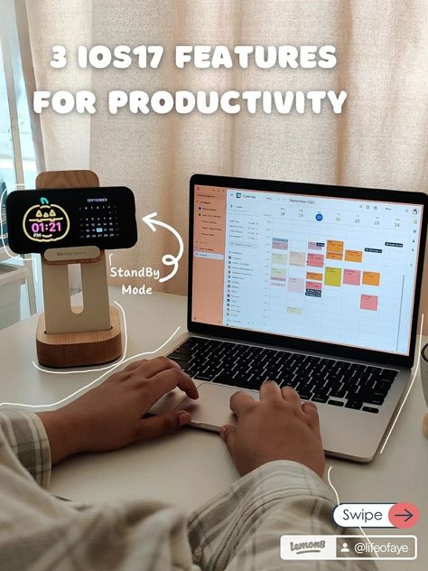 I've been playing around with iOS 17, and I'm liking what I see. The new 'StandBy' mode is pretty cool. You can add widgets that show you what's up next, so you know what to focus on. And it's a nice way to take a break Standby Mode, Ios 17, Pinterest Ads, Take A Break, Pretty Cool, Focus On, Knowing You, Ios