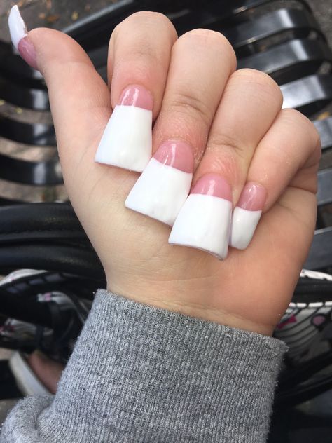 Goofy Nails, Eid Nails, Ugly Nails, Funny Nails, Long French Nails, Adorable Nails, Flare Nails, Gel Nails French, Summer Acrylic