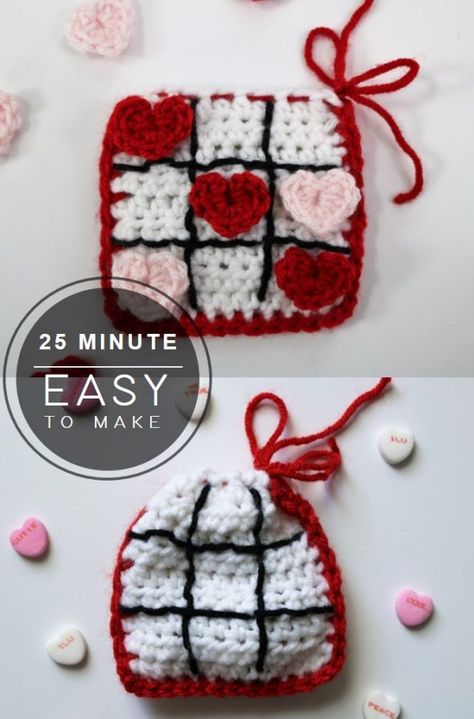 Free Crochet Patterns For Valentines Day, Valentines Crochet Patterns, Crochet Flag, Crochet Valentines Ideas, Random Crochet, Crochet Zig Zag, Crochet Quotes, Valentine Crochet, Crochet Decorations