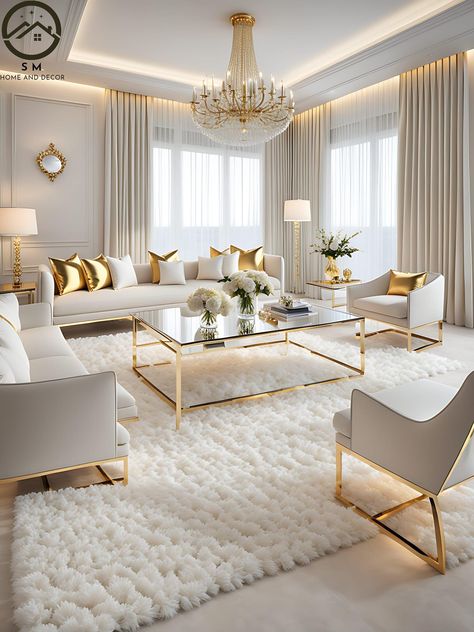 Luxury Living Room Decor, تصميم داخلي فاخر, Elegant Living Room Decor, Rooms Design, Latest Living Room Designs, Desain Furnitur Modern, تصميم للمنزل العصري, Deco Salon, Living Room Design Inspiration