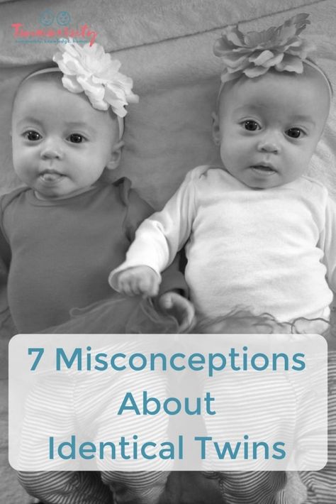 7 Misconceptions About Identical Twins Twin Mom Life, Twin Facts, Sleep Training Twins, Twin Girl Names, Baby Poems, Breastfeeding Twins, Raising Twins, Twin Dolls, Fraternal Twins