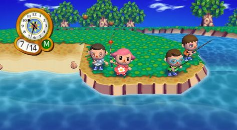 Animal Crossing Wii, Animal Crossing City Folk, Animal Crossing City, Animal Crossing Wiki, Wii Console, City Folk, Fish Wallpaper, Silly Animals, Animal Games