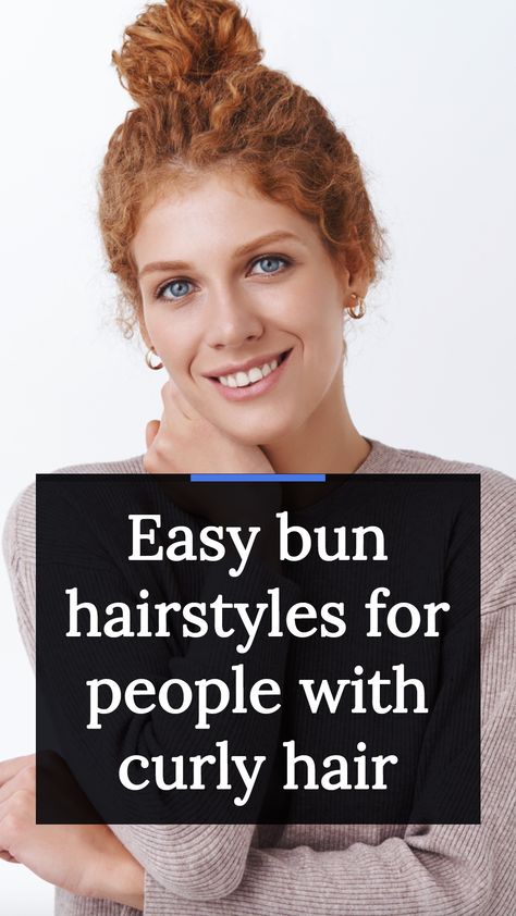 High Bun Curly Hair Natural Curls, Pineapple Bun Curly Hair, Curly Buns Hairstyle, Curly Hair Top Knot, Buns For Curly Hair, Bun Hairstyles For Curly Hair, Curly Hair Bun Styles, Curly Hairstyles Easy, Curly Buns