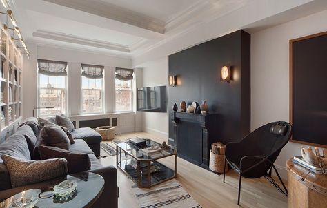 Nate Berkus and Jeremiah Brent Just Listed Their New York City Masterpiece Nate Berkus And Jeremiah Brent, New York City Penthouse, Greenwich Village Apartment, Nate And Jeremiah, Manhattan Penthouse, Wrought Iron Staircase, New York Penthouse, Jeremiah Brent, Be Design