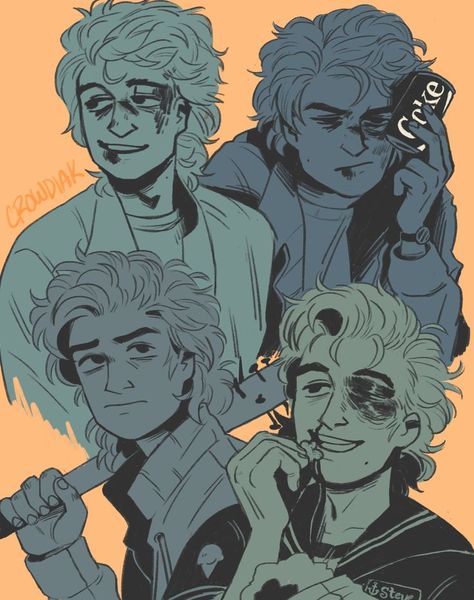 Steve Harrington Fanart, Stranger Things Steve Harrington, Ideas For Your Sketchbook, Sketchbook Aesthetic, Stranger Things Steve, Stranger Things Have Happened, Stranger Things Art, Stranger Things Characters, Stranger Things Aesthetic