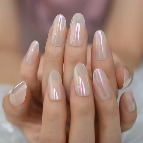 Aurora Nails, Holo Nails, Pink Charm, Nails Tips, Manicure Tips, Fake Nail, Nail Length, Nails Long, Office Party