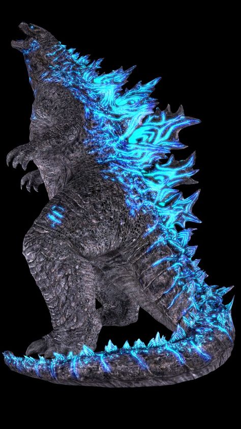 Looks BEAUTIFUL at night Godzilla Pictures, Legendary Godzilla, Monsterverse Godzilla, Godzilla Monsterverse, Godzilla Birthday, Black Widow And Hulk, Monster Verse, Godzilla Monsters, King Kong Vs Godzilla