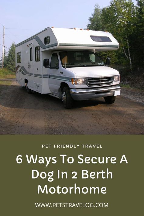 There are many ways to Secure A Dog In 2 Berth Motorhome so we have compiled a list of 6 methods that you can apply yourself that take’s no time at all. Rv Stuff, No Time, Motorhome, Recreational Vehicles, A Dog, Pet Friendly, You Can Do, Rv, Dogs