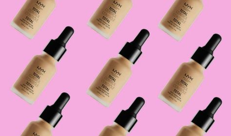 NYX Total Control Drop Foundation Review | Skincare.com Drugstore Foundation, Liquid Foundation, Nyx, Foundation, Shampoo Bottle, Makeup, Beauty