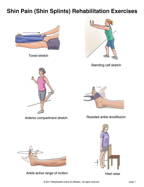 RUNNING: Shin Pain (Shin Splints) Exercises - Christa, this if for you. Happy marathoning! Shin Splints Exercises, Shin Splints Stretches, Shin Splint Exercises, K Tape, Rehabilitation Exercises, Calf Stretches, Running Injuries, Shin Splints, Athletic Training