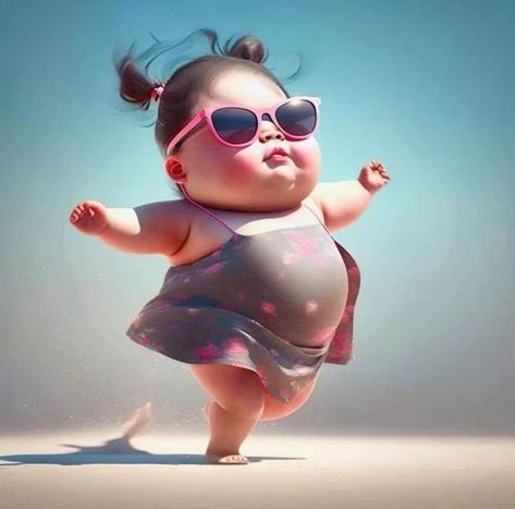 My favourite baby girl Fat Baby Girl, Summer Outfits For Baby Girl, Fat Cartoon, Baby Girl Cartoon, Chubby Babies, Conceptual Fashion, Funny Horror, Cute Love Wallpapers, Cute Cartoon Pictures