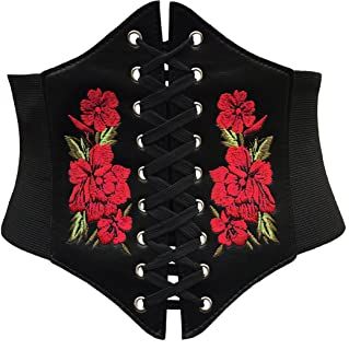 Amazon.co.uk : steampunk corset Womens Corset Tops, Bridal Bustier, Corset Underbust, Waist Trainer Cincher, Cincher Corset, Waist Corset, Floral Corset, Gothic Corset, Waist Trainer Corset