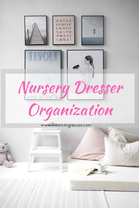 Nursery Dresser Organization - Balancing Pieces Nursery Dresser Organization, Ikea Nursery, Room Hacks, Nursery Dresser, Thick Blanket, Dresser Organization, Nursery Organization, Set Of Drawers, Newborn Care