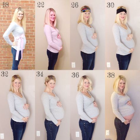 Pregnancy belly progression. 18 weeks -- 38 weeks pregnant. Pregnant Stomach, 8 Weeks Pregnant, Pregnant Outfit, 38 Weeks Pregnant, Belly Boy, 34 Weeks Pregnant, Bump Pictures, Baby Momma, Pregnancy Quotes