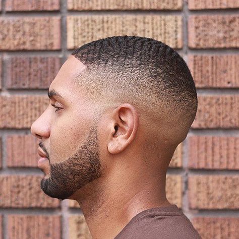 Extra+Short+Fade+With+Waves High Skin Fade, Drop Fade Haircut, Waves Haircut, Low Fade Haircut, Taper Fade Haircut, Black Men Haircuts, American Hairstyles, Black Men Hairstyles, Cool Hairstyles For Men