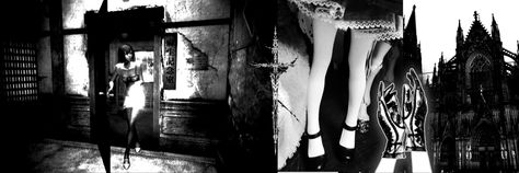 Fatal Frame Header, Goth Header, Gothic Header, Goth Banner, Black And White Header, Head Banner, Emo Banner, Grunge Banner, Black And White Banner