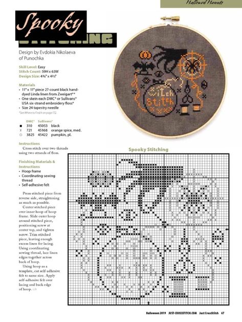 Halloween Cross Stitch Charts, Halloween Cross Stitch, Fall Cross Stitch, Free Cross Stitch Charts, Cross Stitch Fonts, Cross Stitch Freebies, Halloween Cross Stitch Patterns, Just Cross Stitch, Halloween Cross Stitches