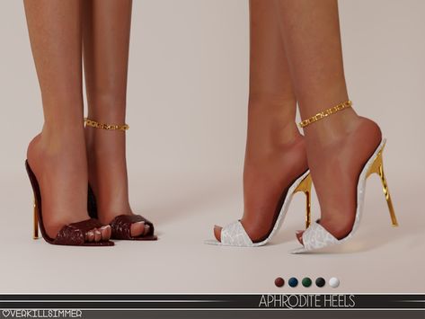 Aphrodite heels | Overkill Simmer on Patreon Alpha Shoes Sims 4, Ts4 Heels Patreon, The Sims 4 Heels Patreon, Sims 4 High Heels Cc Patreon, Heels Cc Sims 4 Patreon, Cc Heels Sims 4, Sims 4 Cc Fancy Clothes Patreon, Sims 4 Ysl Heels, Cc Shoes Sims 4 Patreon