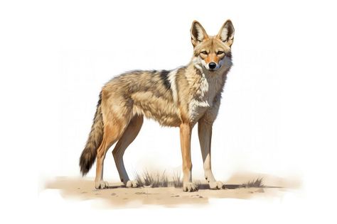 Jackal Illustration, Jackal Drawing, Animal Wildlife, Cartoon Stickers, Wildlife Animals, Royalty Free Photos, Free Image, Free Photos, Mammals