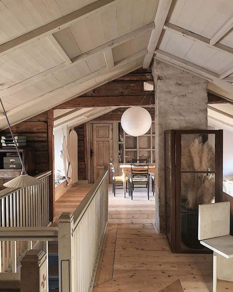 Pole Barn Loft Ideas, Home Ideas Kitchen, Swedish Home, Home Drawing, Drawing Home, Summer Cabin, Swedish House, Botanical Beauty, World Of Interiors