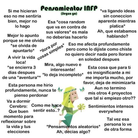 créditos a su respectivo creador <3 Personality Descriptions, Mbti Infp, Enneagram 4, Infp Personality, Infp T, 16 Personalities, Mbti Personality, Intp, Intj