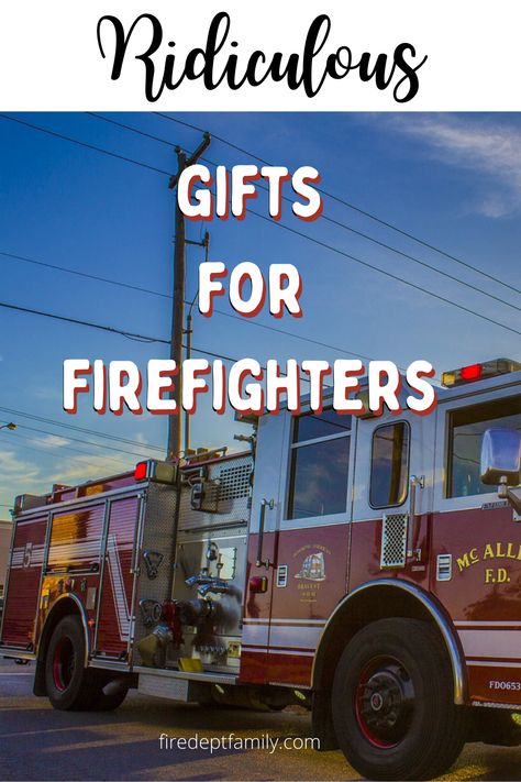 Firefighters get all kinds of gifts, from firemen thank you gifts, to firefighter graduation gifts, and some of them are better than others. We've put together a list of firefighter gifts (and it's firefighter approved!) that will break up the boring junk and provide some fun and purpose to your gift for your firefighter. Perfect for the fireman and fire woman , these gifts are truly ridiculous yet awesome for everytime of the year! Diy Gifts For Firefighters, Fire Academy Graduation Gift, Thank You Firefighters, Firefighter Graduation Gift, Firefighter Retirement Party Ideas, Firefighter Graduation Party, National Firefighter Day, Firefighters Gifts, Fireman Gifts