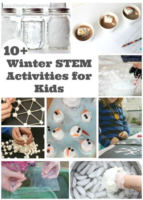 Awesome Winter STEM Activities for Kids - Have fun engaging kids with these winter STEM activities. Your kids will be asking questions, making observations and learning in a hands on way. | Winter Activities for Kids | Science for Kids | Winter Science | Winter Stem Activities For Kids, Winter Stem Challenges, Winter Stem Activities, Winter Stem, Stem Activities For Kids, Stem Activities Preschool, Elementary Stem Activities, Winter Science, Winter Activities For Kids