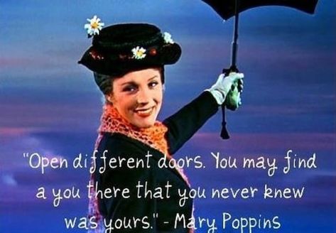 Mary Poppins Quotes, Insta Inspiration, Geniale Tattoos, Graduation Caps, Senior Quotes, Julie Andrews, Practically Perfect, Quote Life, Disney Movie